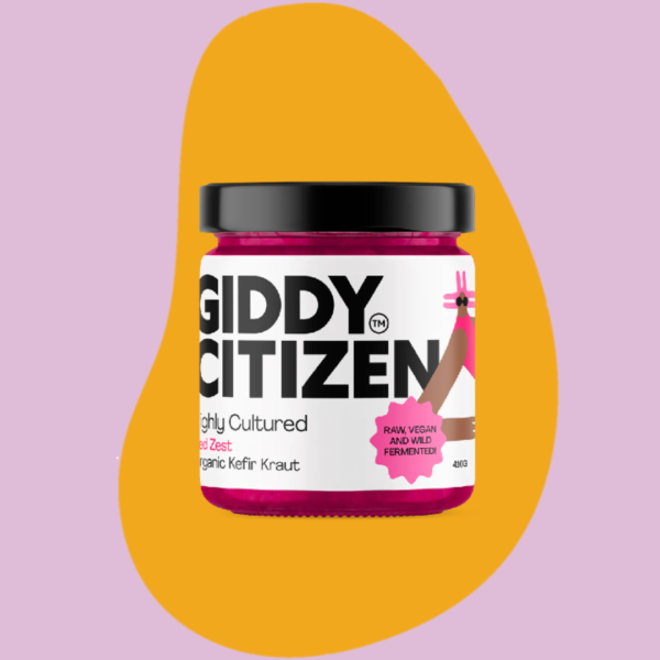 Buy GIDDY CITIZEN Highly Cultured Organic Kefir Kraut: Red Zest Online & Melbourne